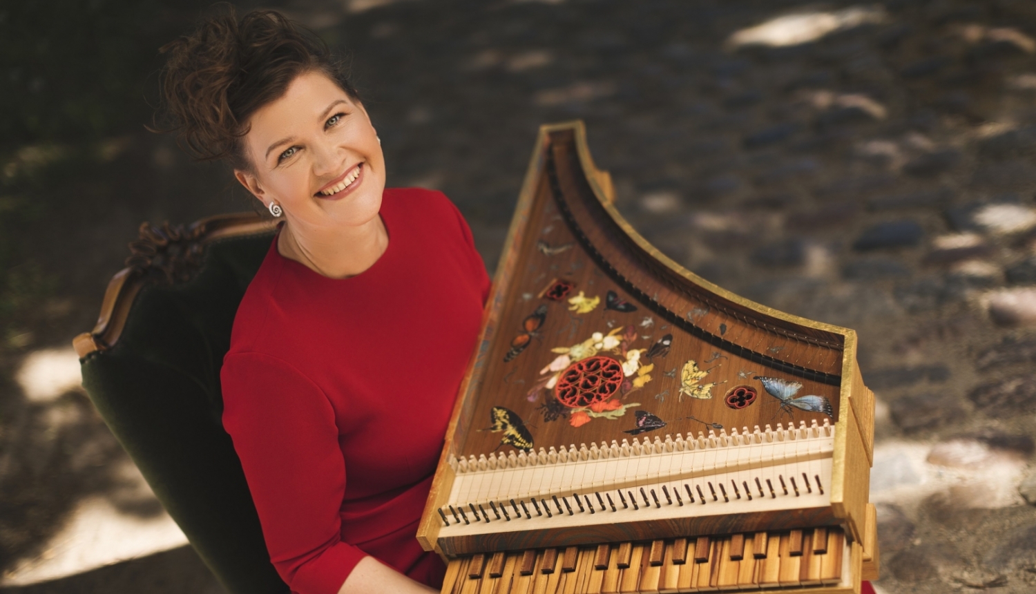 Klavesīniste Ieva Saliete, foto: Jānis Porietis.