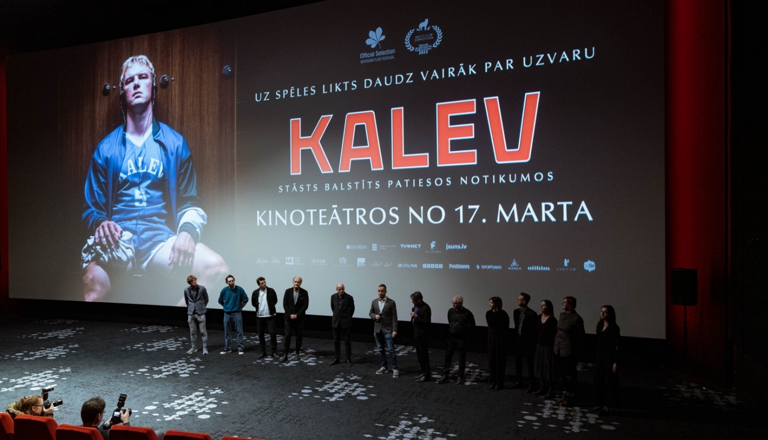 Spēlfilmas “Kalev” pirmizrāde kinoteātrī “Forum Cinemas”