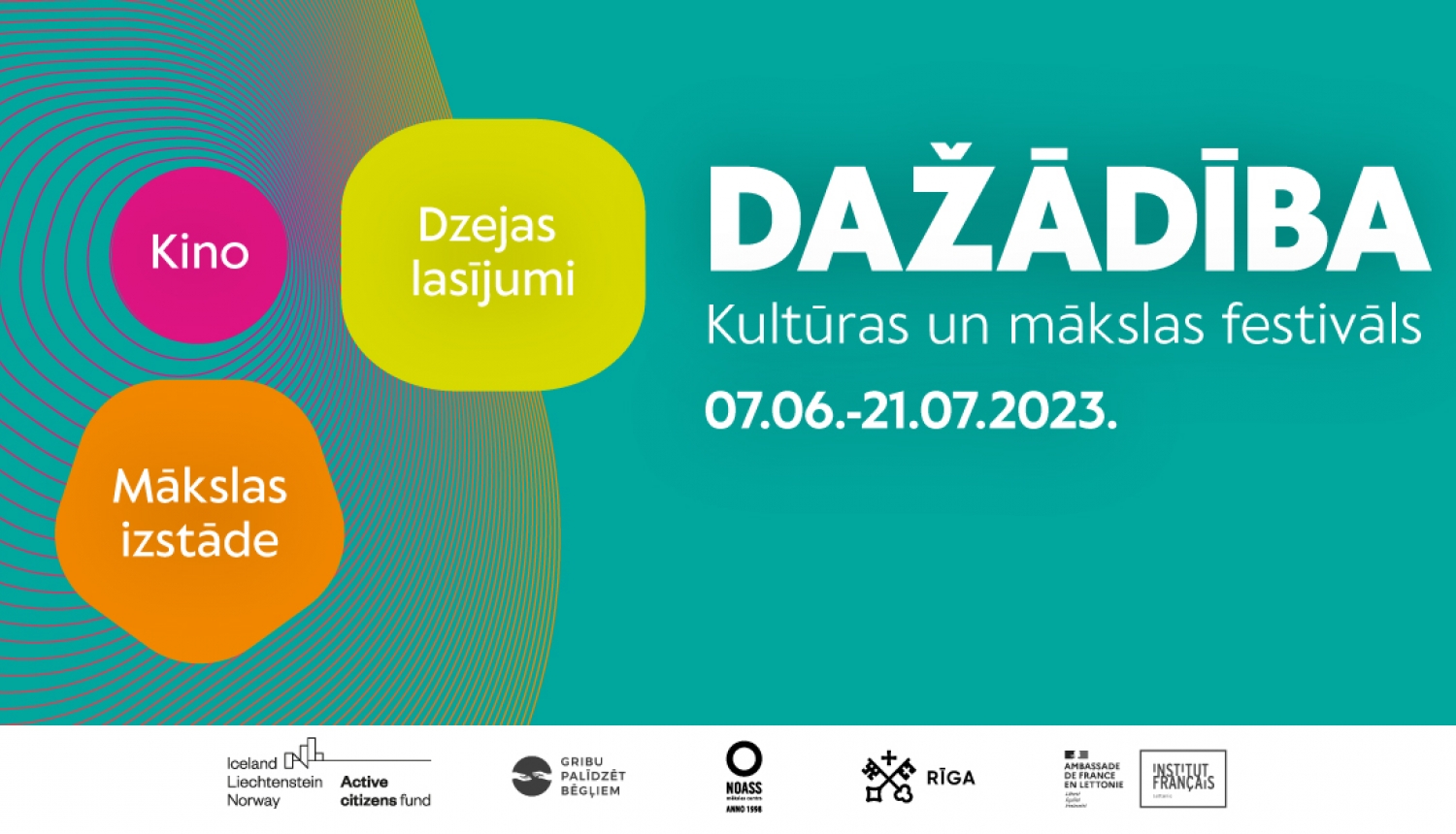 Kultūras un mākslas festivāla ”Dažādība” vizuālais materiāls