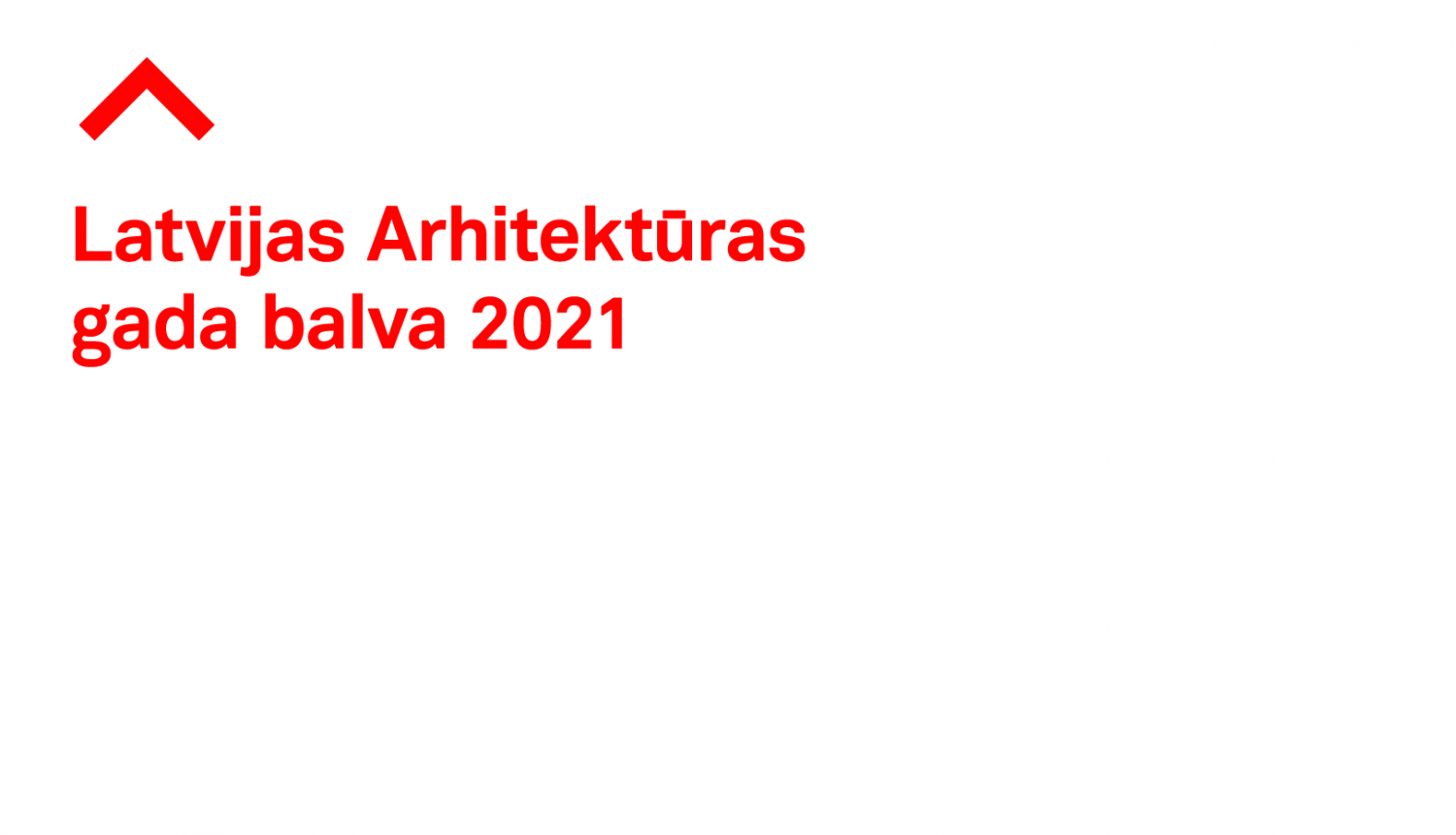 Latvijas Arhitektūras gada balvas logo.