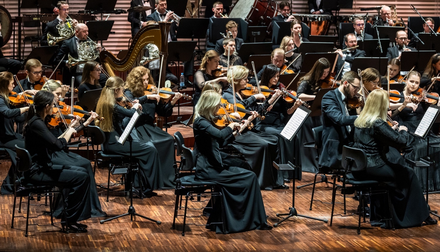 Liepājas simfoniskais orķestris, foto: Jānis Vecbrālis.