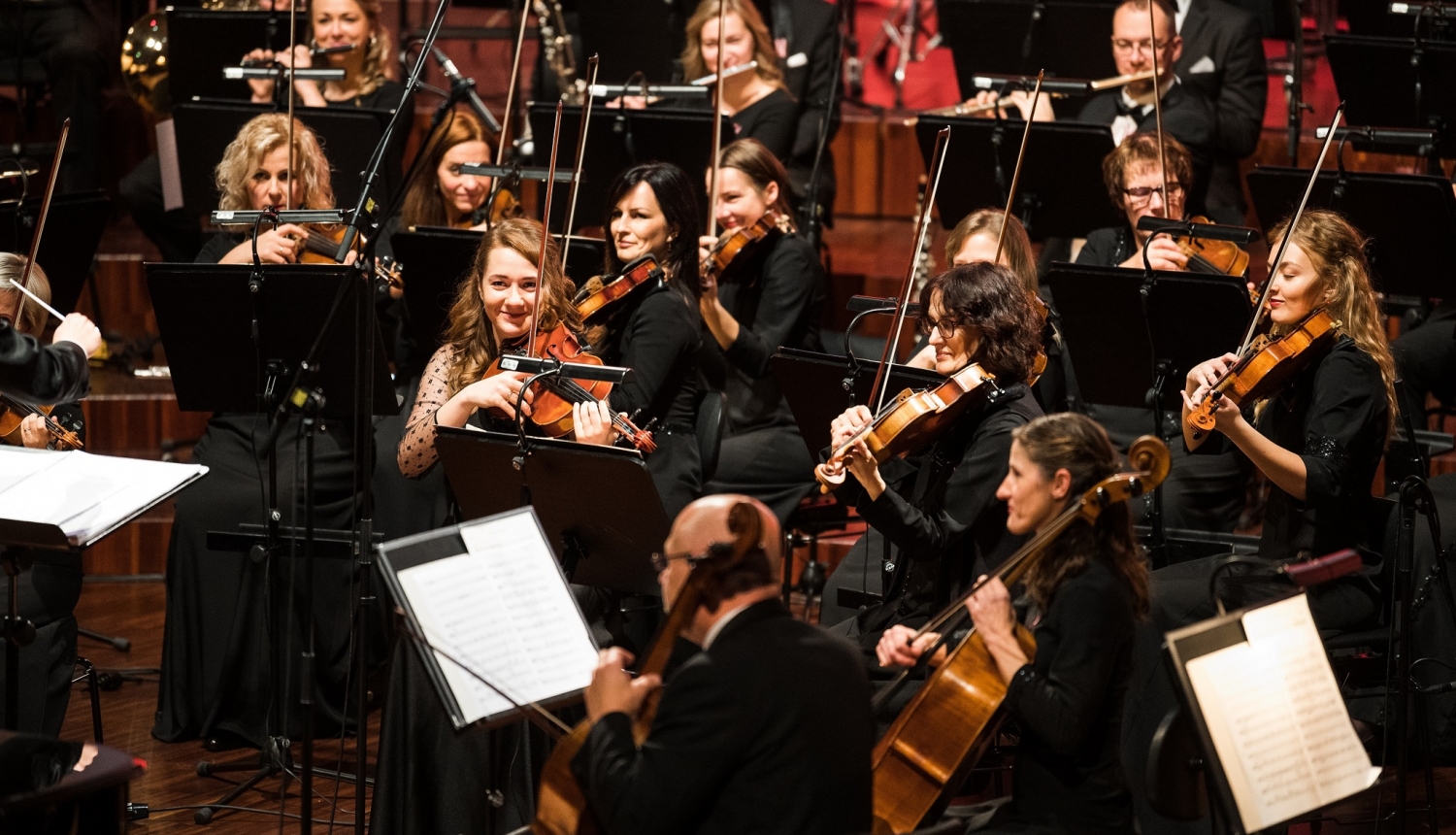 Liepājas simfoniskais orķestris, foto: Valters Pelns.