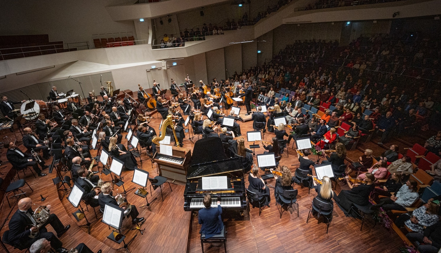 Liepājas simfoniskais orķestris, foto: Jānis Vecbrālis