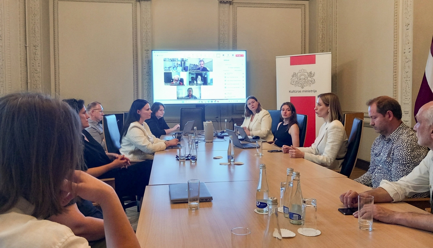 Latvijas Laikmetīgās mākslas muzeja darba grupas sēde Kultūras ministrijā