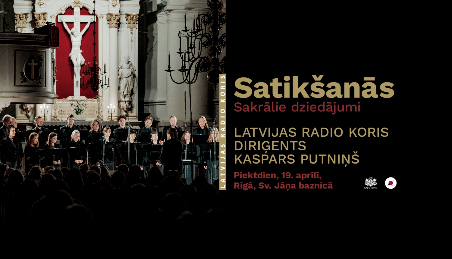 Latvijas Radio koris koncertā, pasākuma afiša