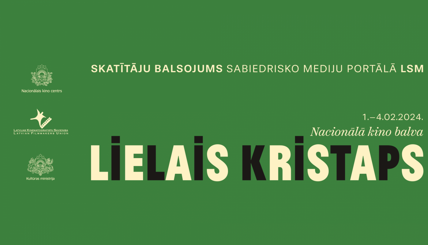 Teksts: Nacionālās kino balvas «Lielais Kristaps» skatītāju balsojums