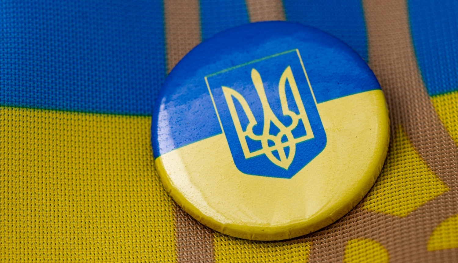 Ukrainas karogs un ģērbonis, foto: Unsplash