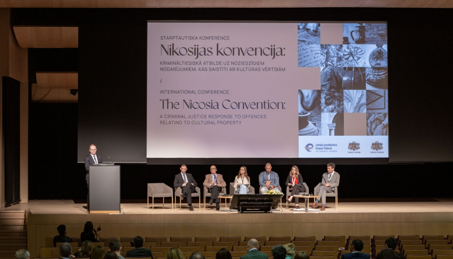 Starptautiskā konference “Nikosijas konvencija: krimināltiesiskā atbilde uz noziedzīgiem nodarījumiem, kas saistīti ar kultūras vērtībām”, foto: Oskars Artūrs Upenieks / Kultūras ministrija