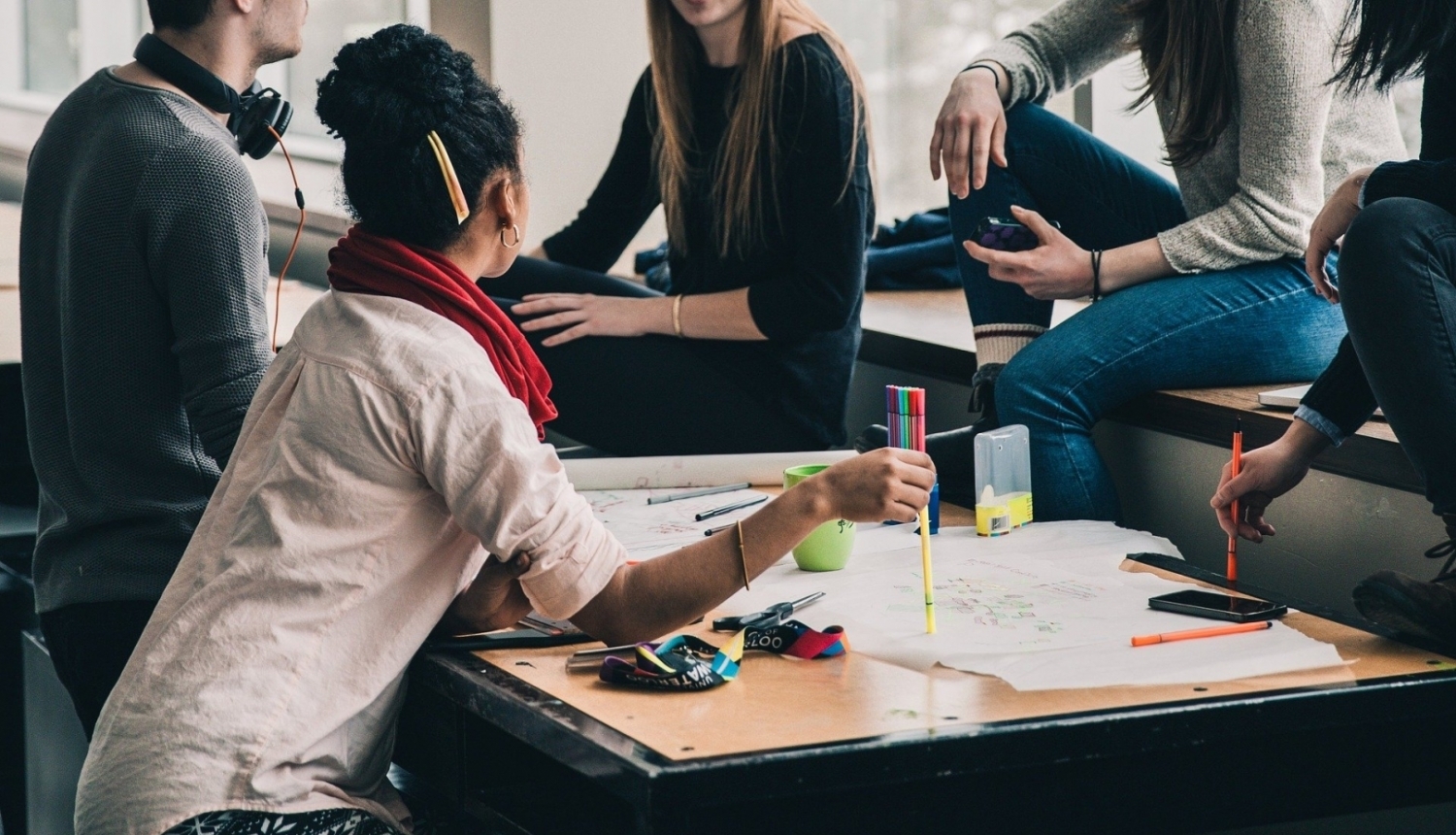 People in meeting