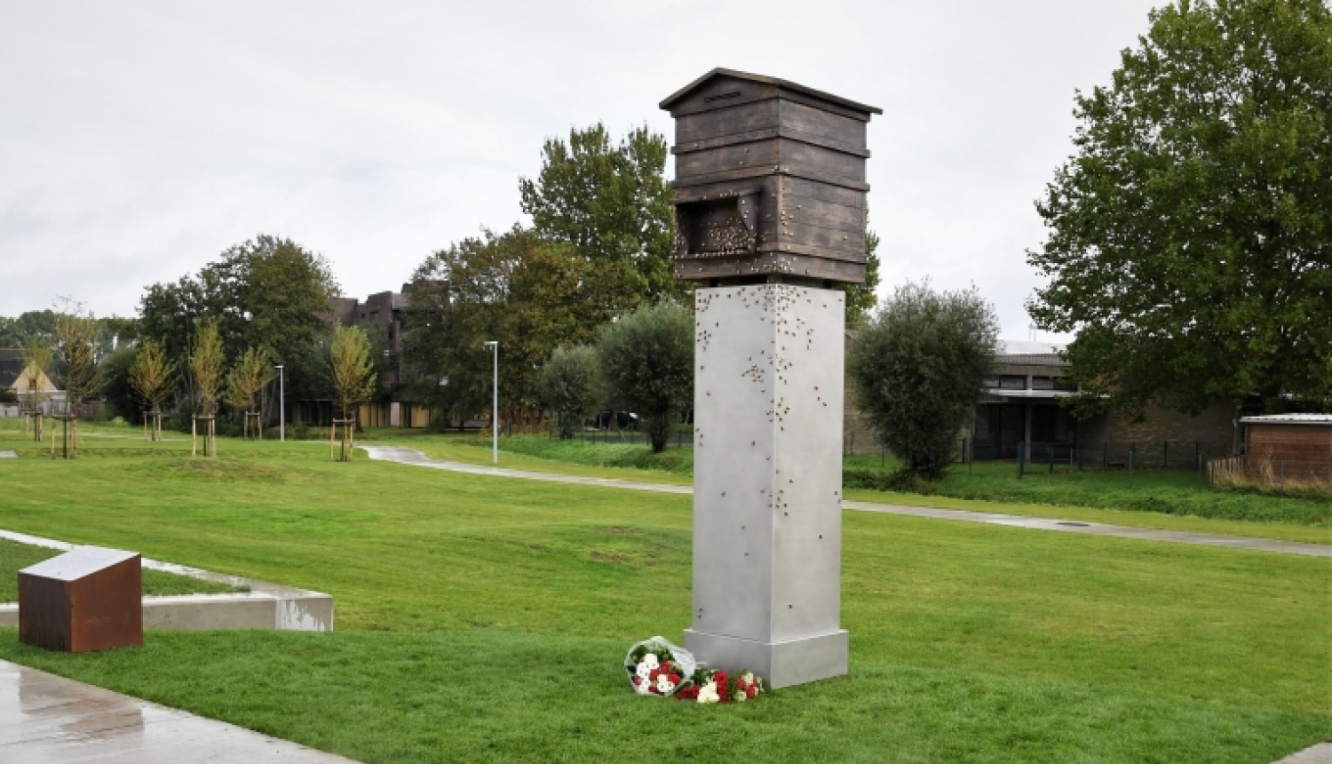 Zedelgem monument to the Latvian legionnaires