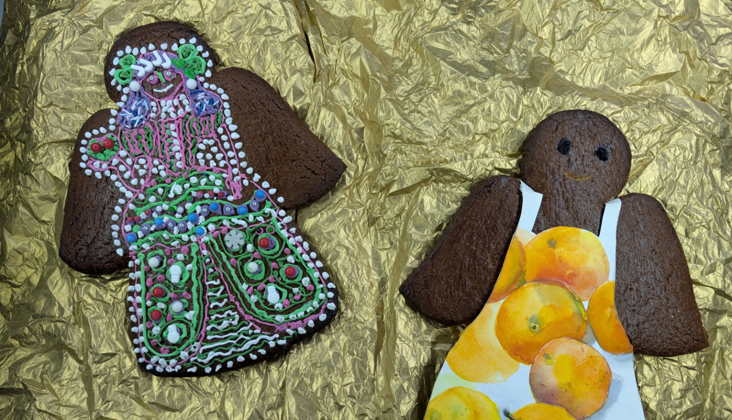 Divas piparkūku figūriņas