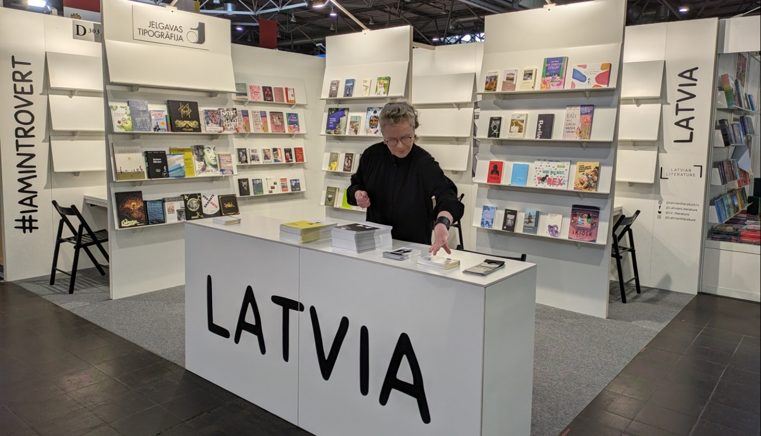 Latvijas nacionālais stends grāmatu tirgū Leipcigā
