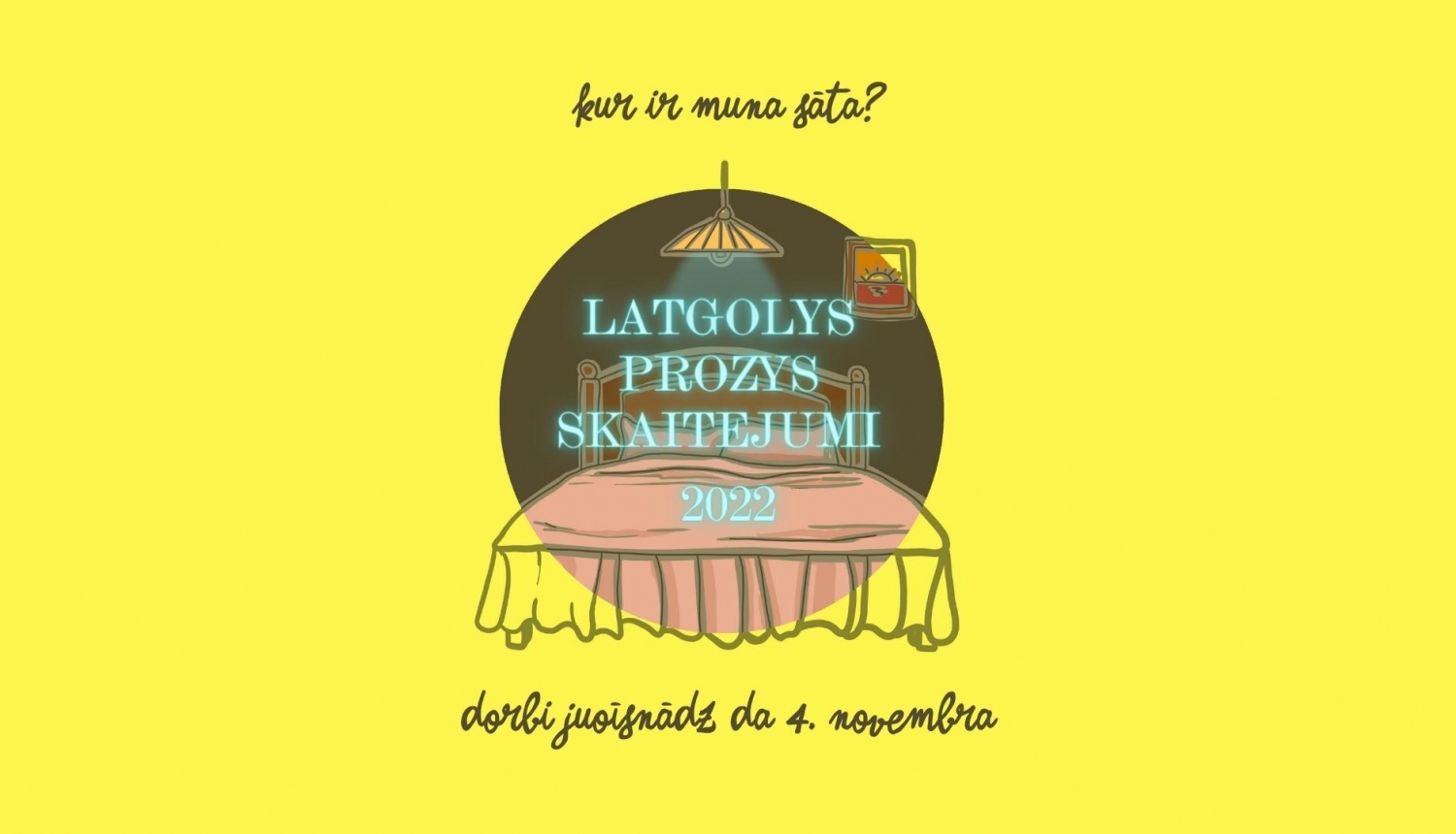Literatūras konkursa “Latgolys prozys skaitejumi 2022” plakāts