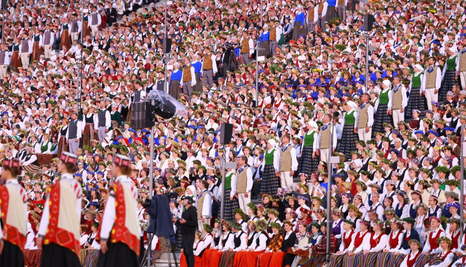 Dziesmu svētku koncerts, foto no LNKC arhīva