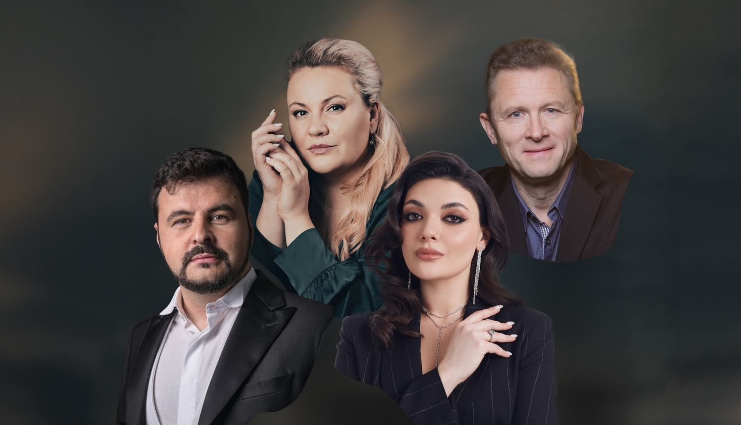 Solisti Jūlija Vasiļjeva, Elmina Hasana, Mateo Lipi un Egils Siliņš