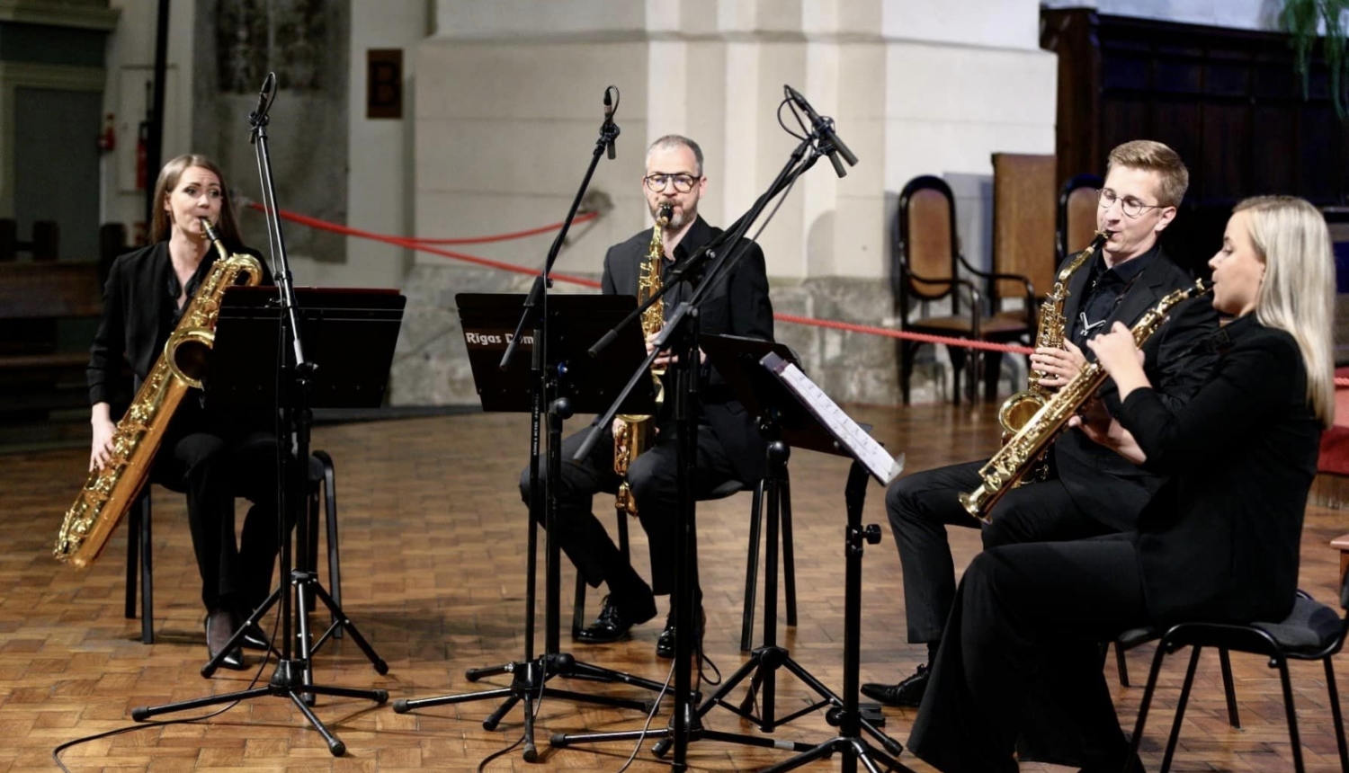 Rīgas Saksofonu kvartets, foto: Uldis Muzikants