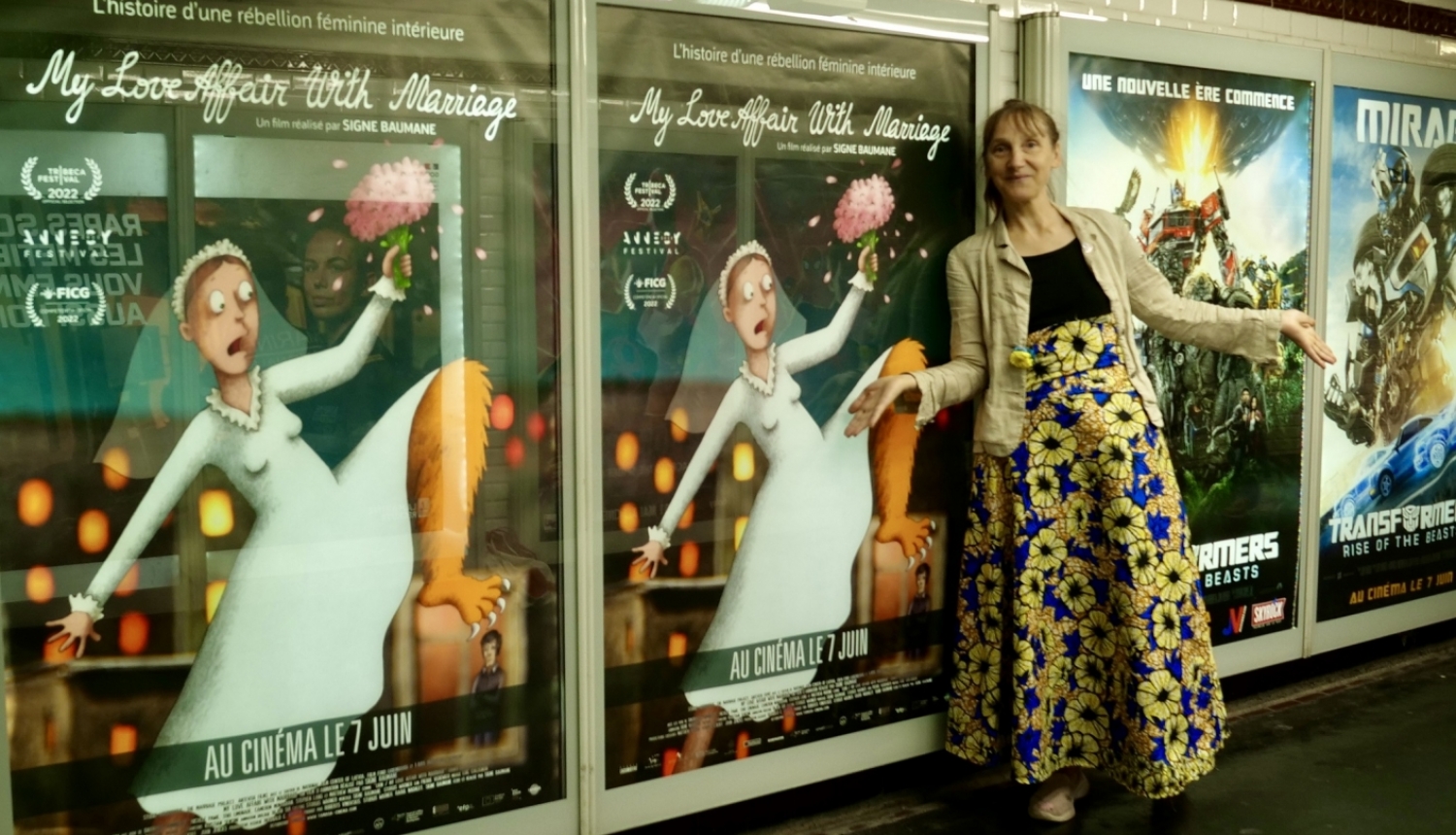 Režisore Signe Baumane Parīzes metro