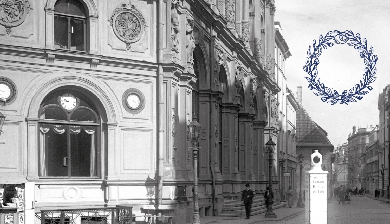 Publicitātes attēls koncertstāstam “Slavas dziesma Rīgai” Mākslas muzejā RĪGAS BIRŽA 20.08.2023.