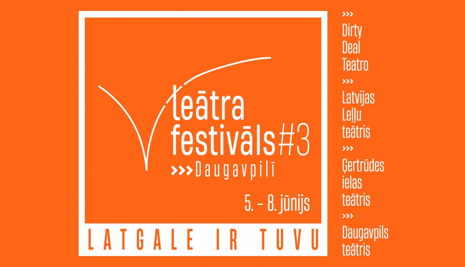 Teātra festivāla plakāts