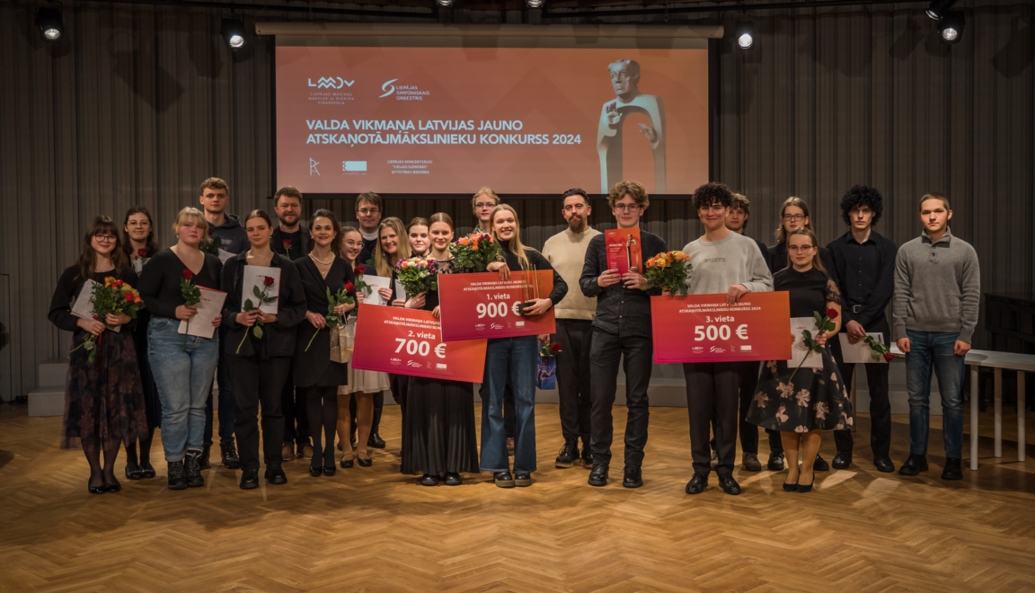 “Valda Vikmaņa Latvijas jauno atskaņotājmākslinieku konkursa 2024” laureāti, foto: Kārlis Volkovskis