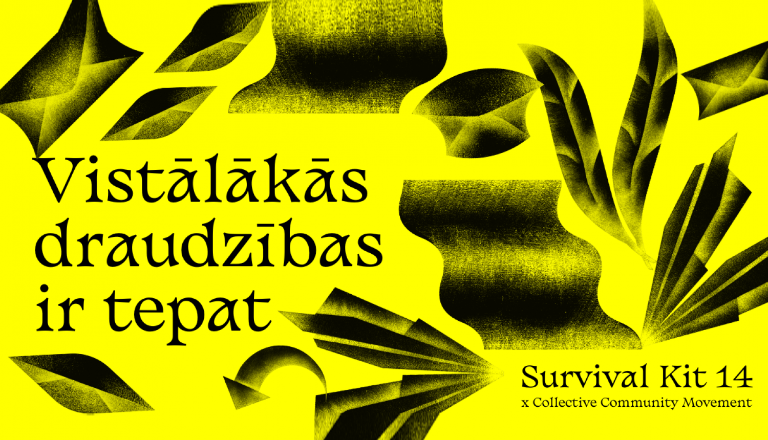 Festivāla "Survival Kit 14" vizuālais materiāls