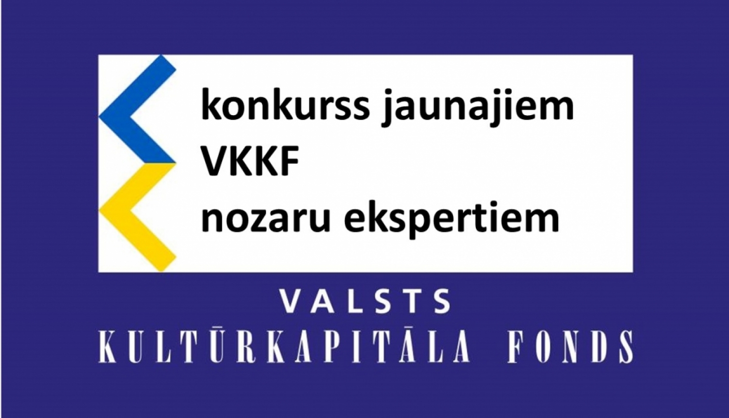 Fonda logo, uzraksts: konkurss jaunajiem ekspertiem