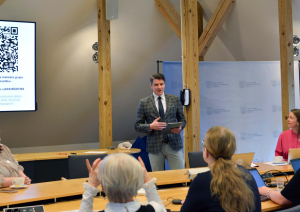 Semināra norise, Lauris Vidzis uzrunā dalībniekus