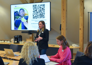 Semināra norise, Martas Krivades vadībā dalībnieki pārrunā scenārijus